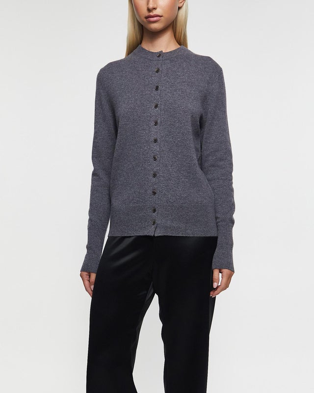 LISA YANG Cardigan Nellia Cashmere Grey 2 (M-L)