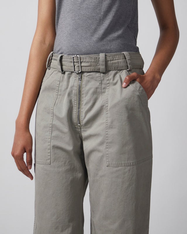 Acne Studios Byxor Twill Belt Clay 36