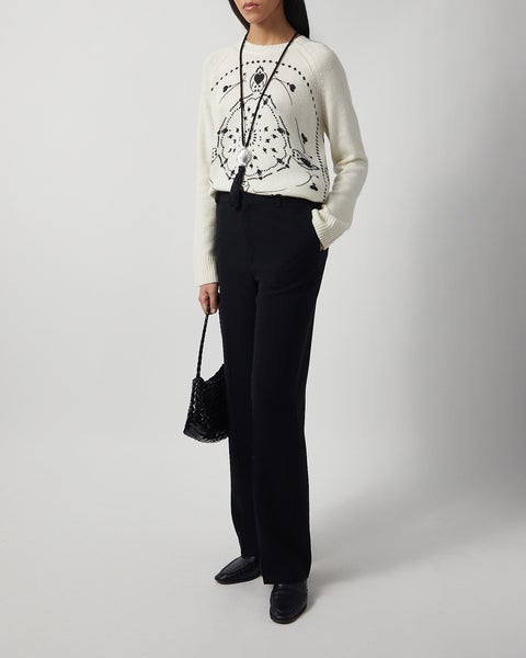 Sweater Bandana Cashmere White 2