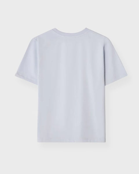 T-shirt heart white Light blue 2