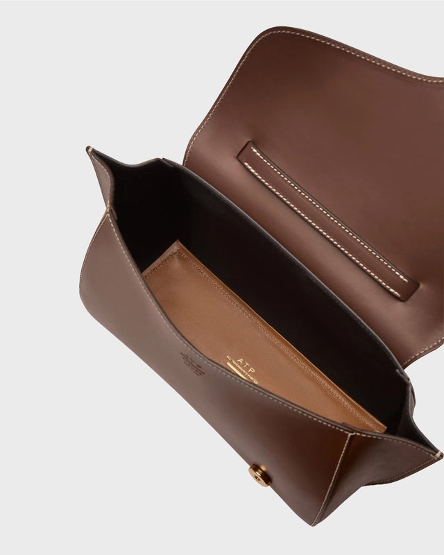 ATP Atelier Bag Arezzo Canella Contrast Stitch Brown ONESIZE