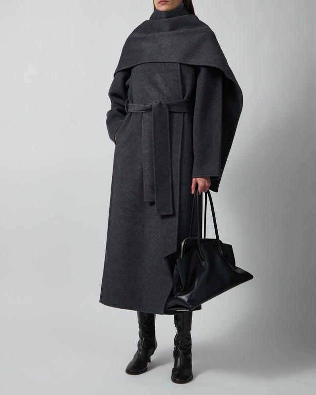 Almada Coat Mara Doublé Dark Grey XS