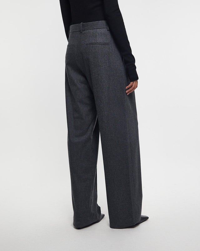 KHAITE Trousers August Pant Grey US 4 ( EUR 36)