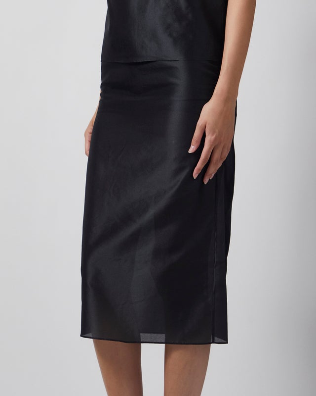 Almada Skirt Kiana Organza Black L
