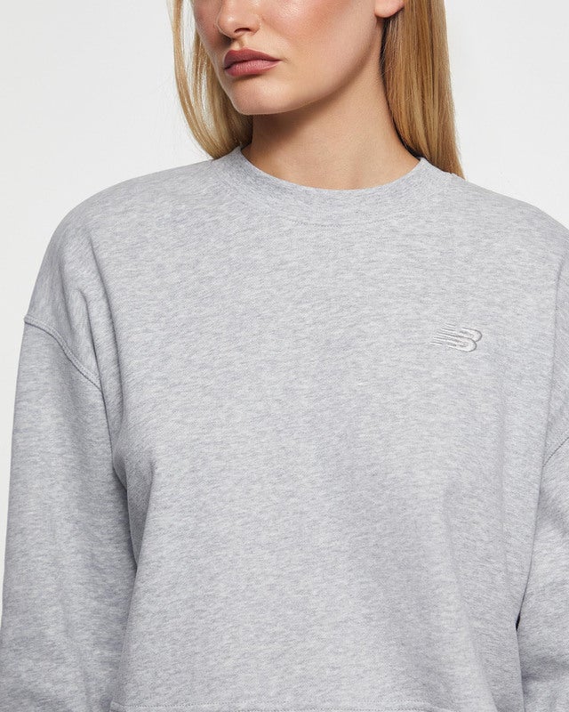 New Balance Sweatshirt Coastal Fleece Crew Grey XL