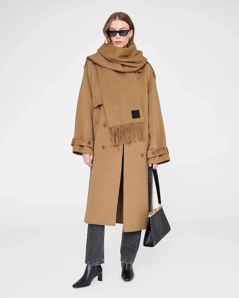 Scarf Augustina  Brown ONESIZE 2