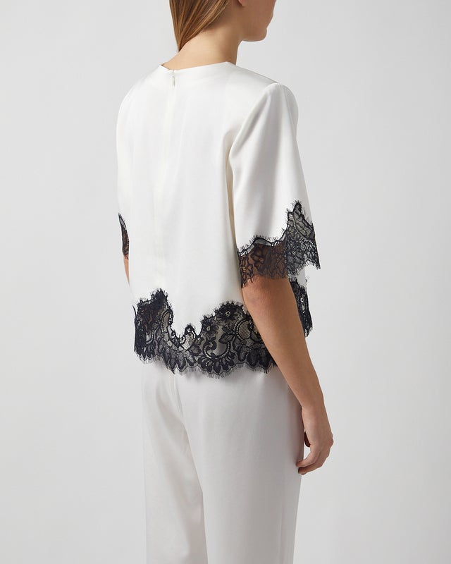 Wakakuu Icons Top Canary Lace Offwhite XL