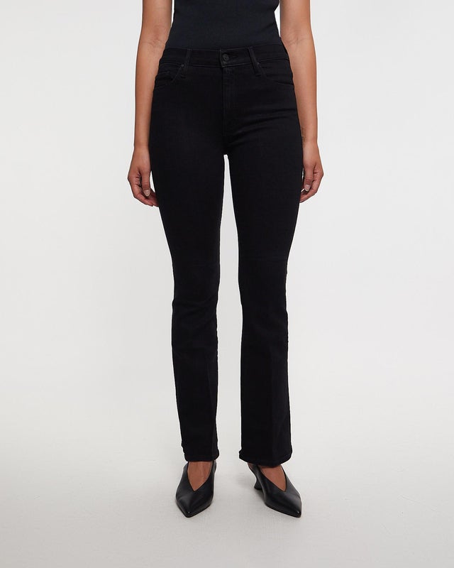 Mother Denim Jeans The Weekender Black 28