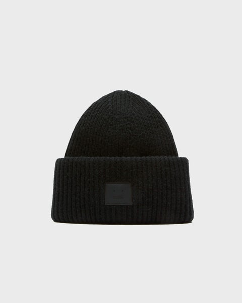 Beanie Large Face Logo  Black ONESIZE 1