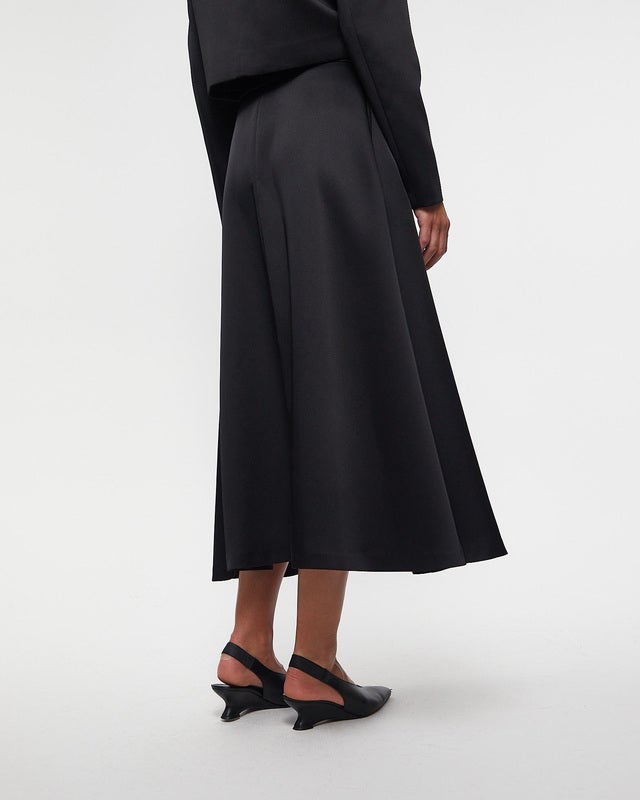 Wakakuu Icons Skirt Rio Satin Black M