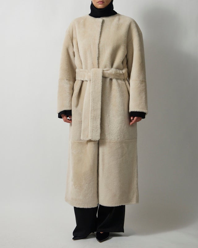 Almada Coat Shea Shearling Vanilla M
