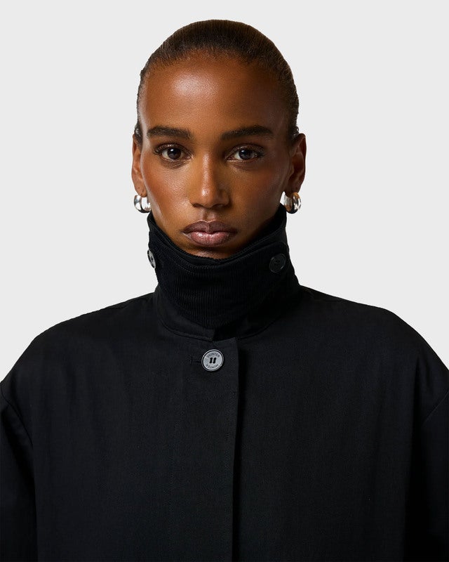 Hunter Coat Ley Long Black S