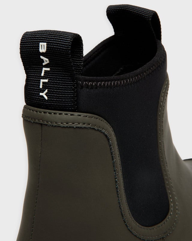 Bally Boots Gadey Calf Rubber Grå/svart EUR 37