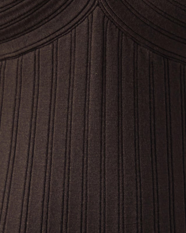 Andiata Top Polly Knit Brown M