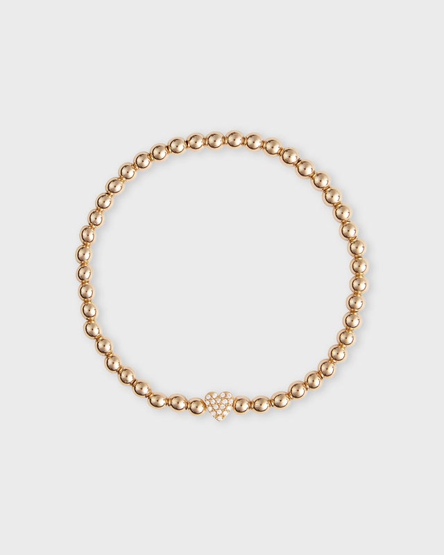 CBYC Armband Gold Heart Guld ONESIZE