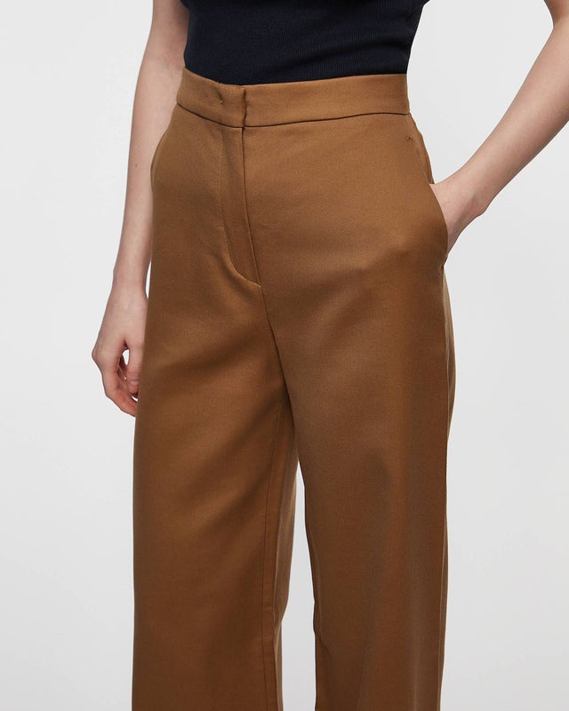 Max Mara Studio Trousers Mozart  Brown IT 40 (EUR 34)