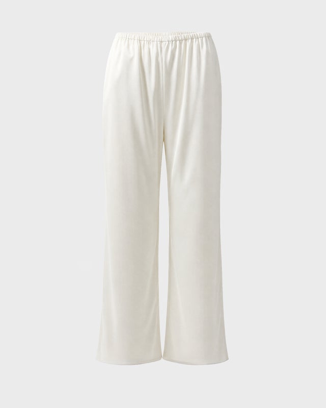 Wakakuu Icons Trousers Adeline Satin Cream S