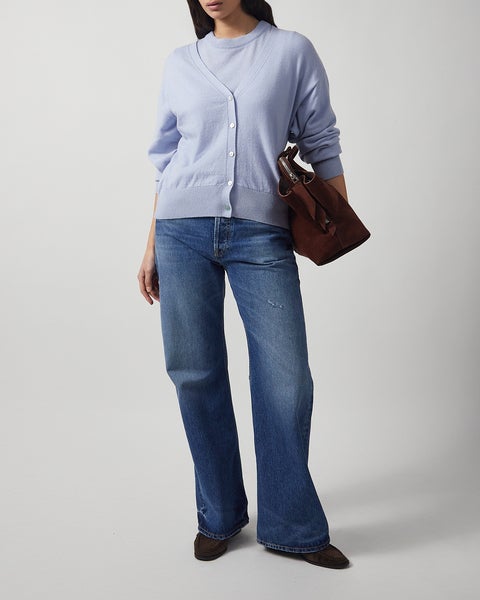 Cardigan Harrow Cashmere Light blue 2