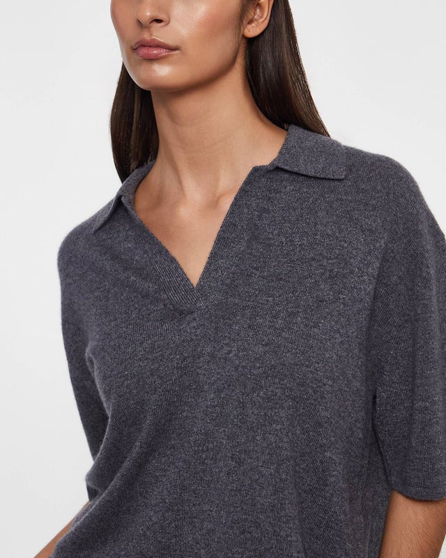 LISA YANG T-Shirt Neela Cashmere Grey 1 (S-M)