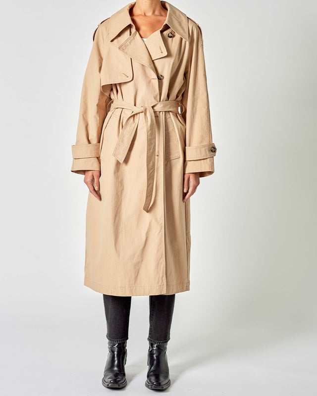 NEUW Coat Tokyo Trench Beige XS