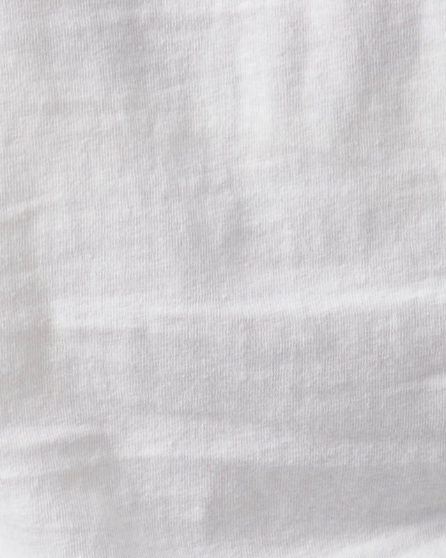 Mother Denim T-Shirt The Lil Goodie Ringer  White XS