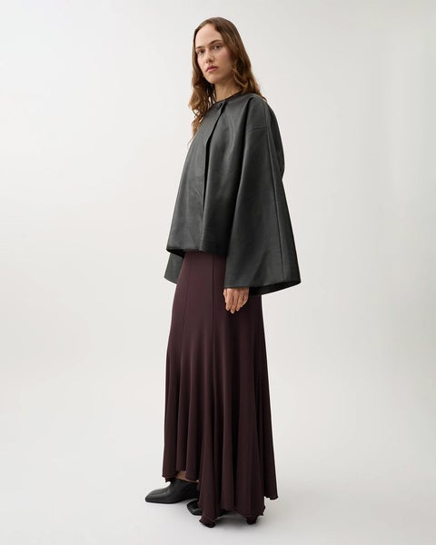 Jacka Cleo Rec Leather Svart 2