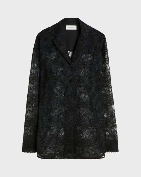 Shirt Floral Jersey Black 1