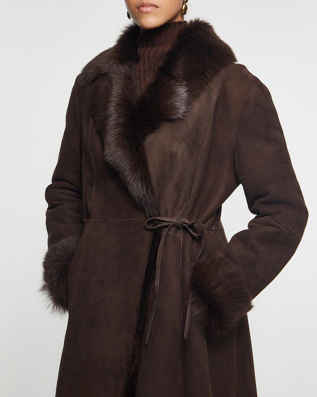 Nour Hammour Coat Joni Brown FR 34 (EUR 32)