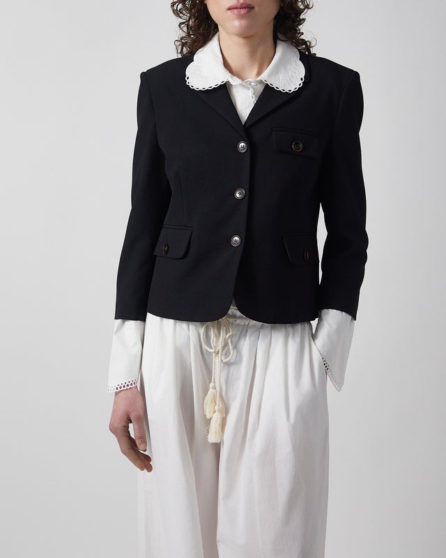 The Garment Blazer Pisano Fitted  Black UK 6 (EUR 34)