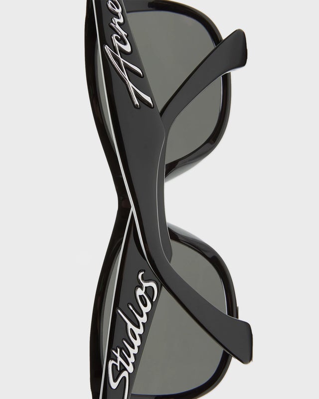 Acne Studios Sunglasses Square-Frame Black ONESIZE