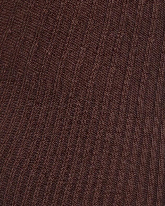 Cult Gaia Dress Chrysta Knit Brown XS