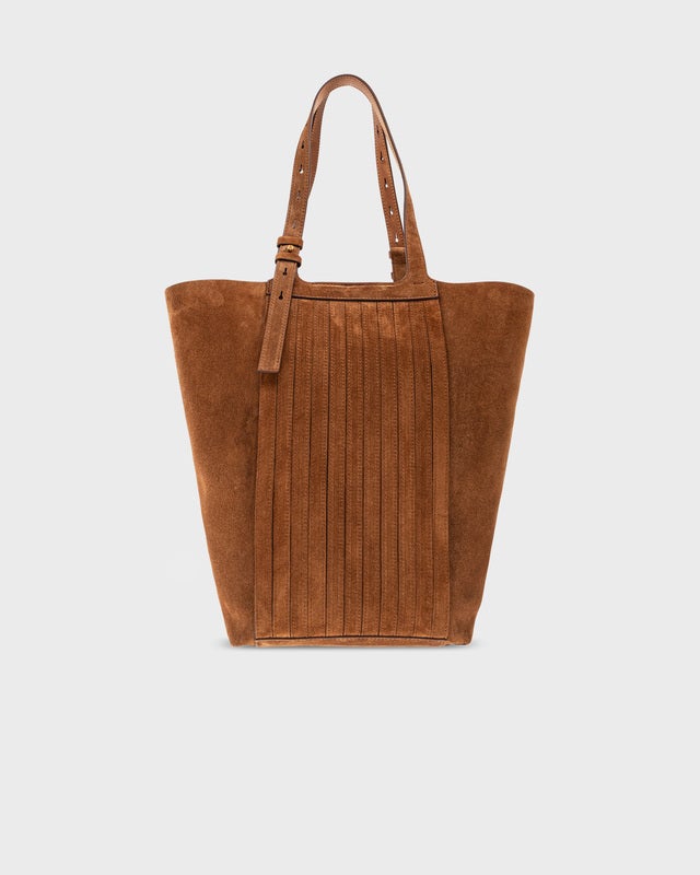 Golden Goose Deluxe Brand Bag Fringed Palmellato Leather Brown ONESIZE