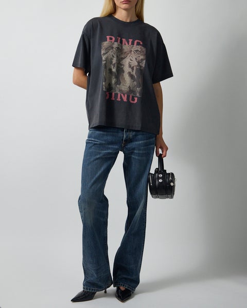 T-Shirt Cade Tee Tiger Bing Washed Black 2