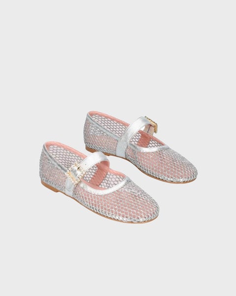 Ballerina Faye Mesh Silver 2