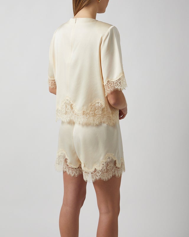 Wakakuu Icons Shorts Lola Lace  Light yellow XS