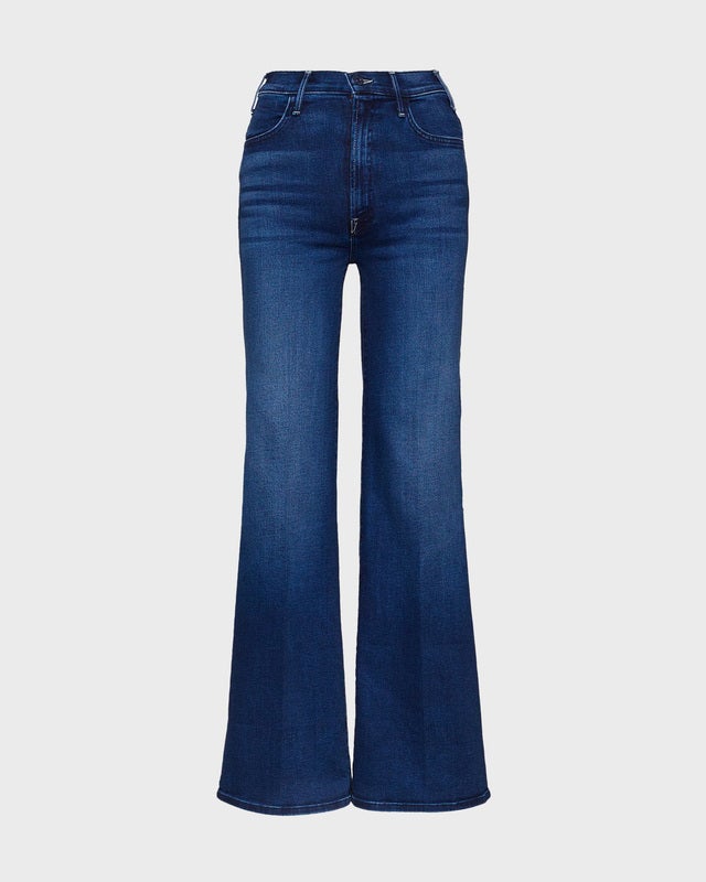 Mother Denim Jeans The Hustler Roller Sneak Dark blue wash 27