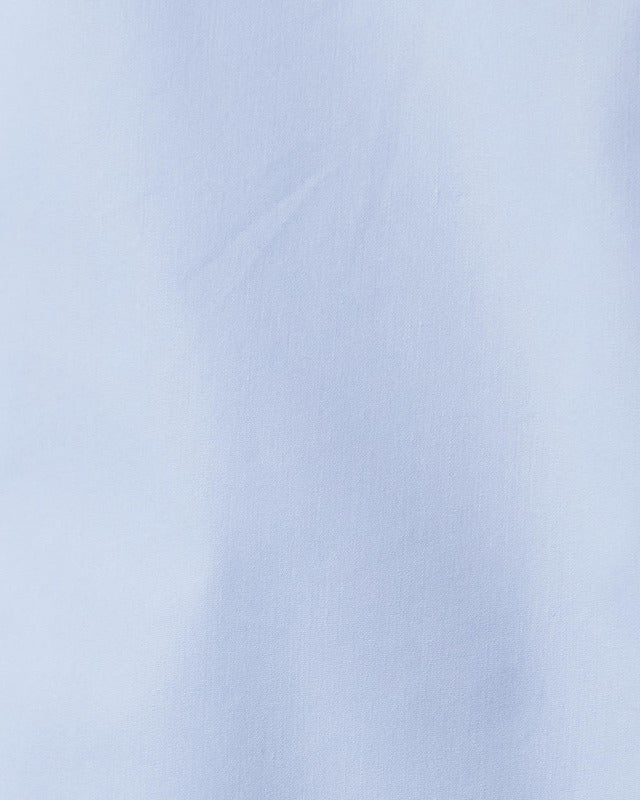 Sportmax Shirt Cotton Cropped Pleated Back Light blue IT 48 (EUR L-XL)