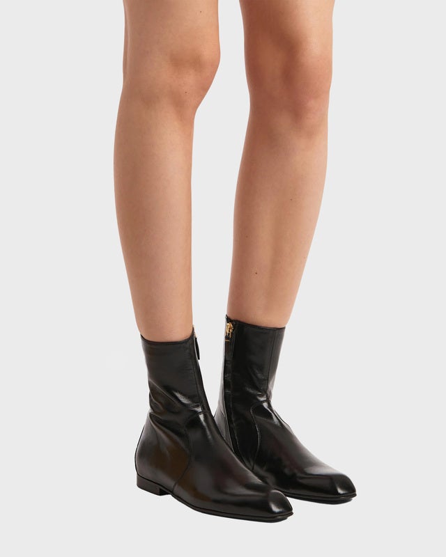 KHAITE Ankle Boot Colt Black EUR 38