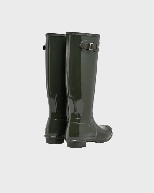 Hunter Boot Original Tall Gloss Dark Green 7