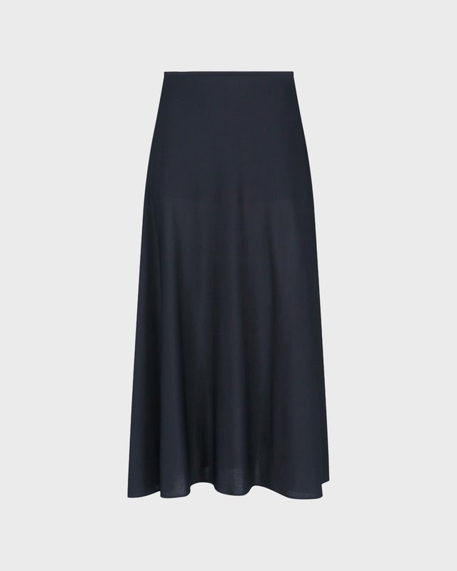Jil Sander Skirt Fluid Viscose Navy 38