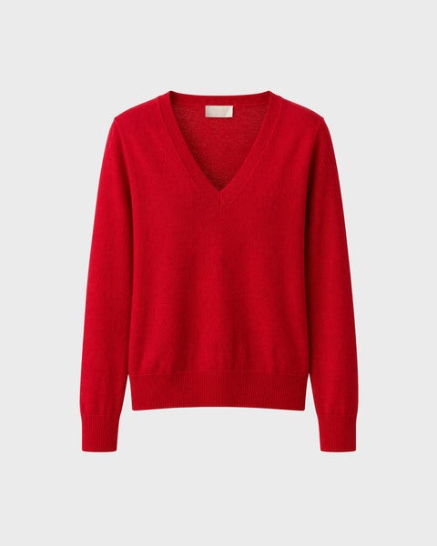 Sweater Angler Wool Cashmere Red 1
