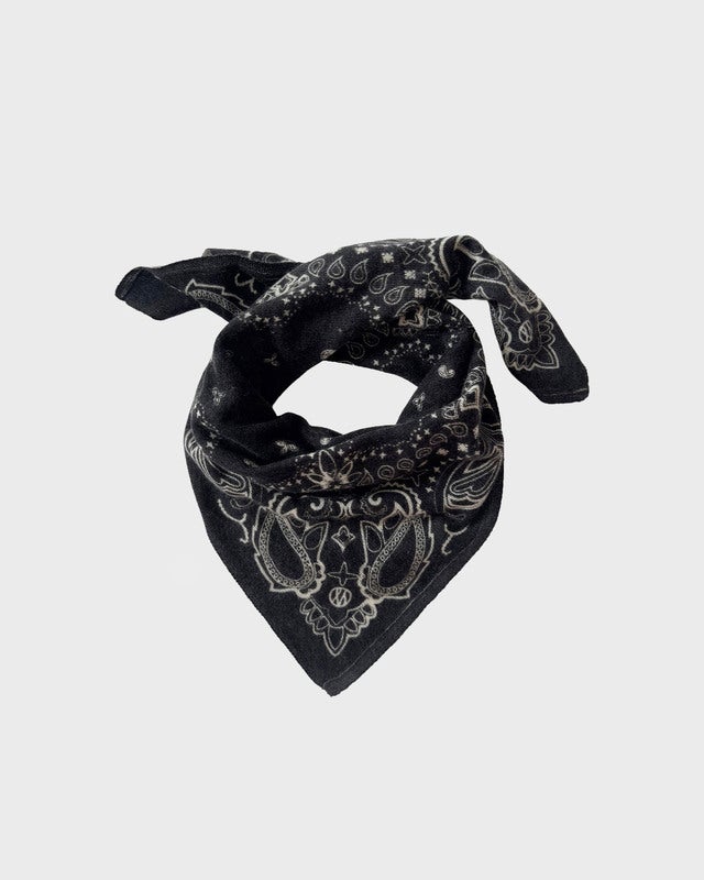 Le Scarf Scarf Cashmere Paisley Black 65x65 ONESIZE