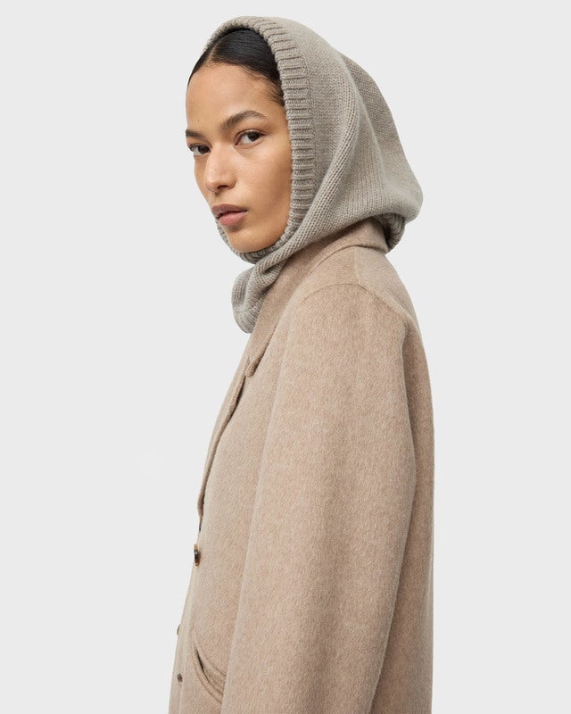 Soft Goat Balaclava Greige ONESIZE