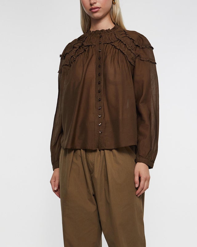 Isabel Marant Étoile Blouse Christa Dark green FR 38 (EUR 36)