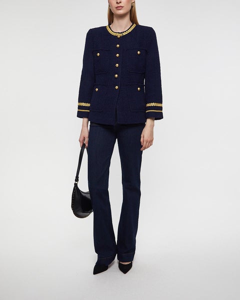Lila Bouclé Blazer Night 2