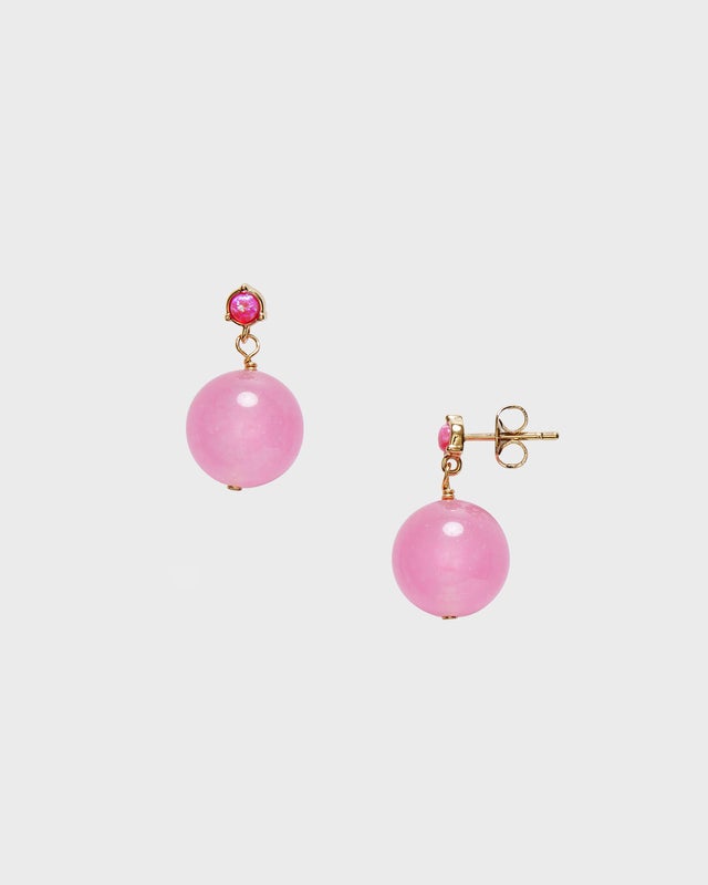 Anni Lu Earring Pink Bubbles Light Pink ONESIZE