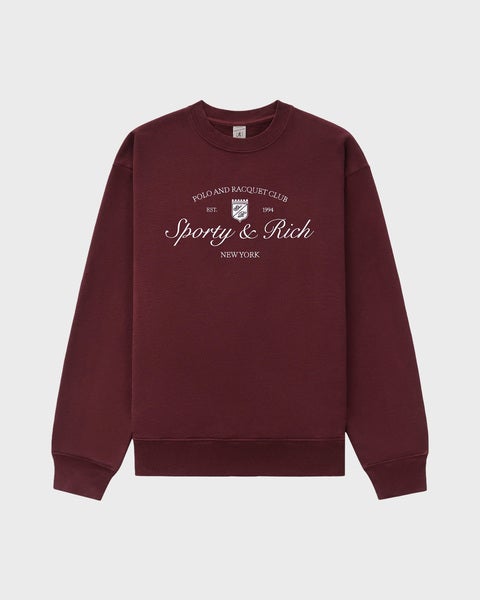Crewneck Syracuse Embroidered Bordeaux 1