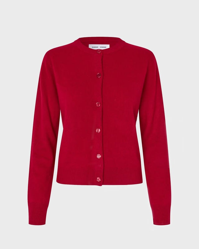 Samsøe Samsøe Cardigan Cashmere Dark Red L