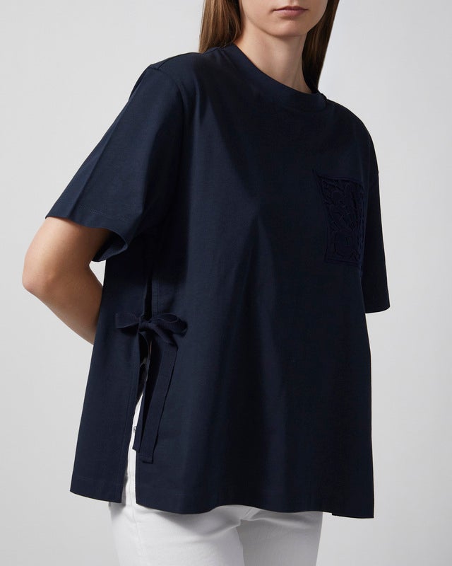 Moncler T-shirt SS Navy L
