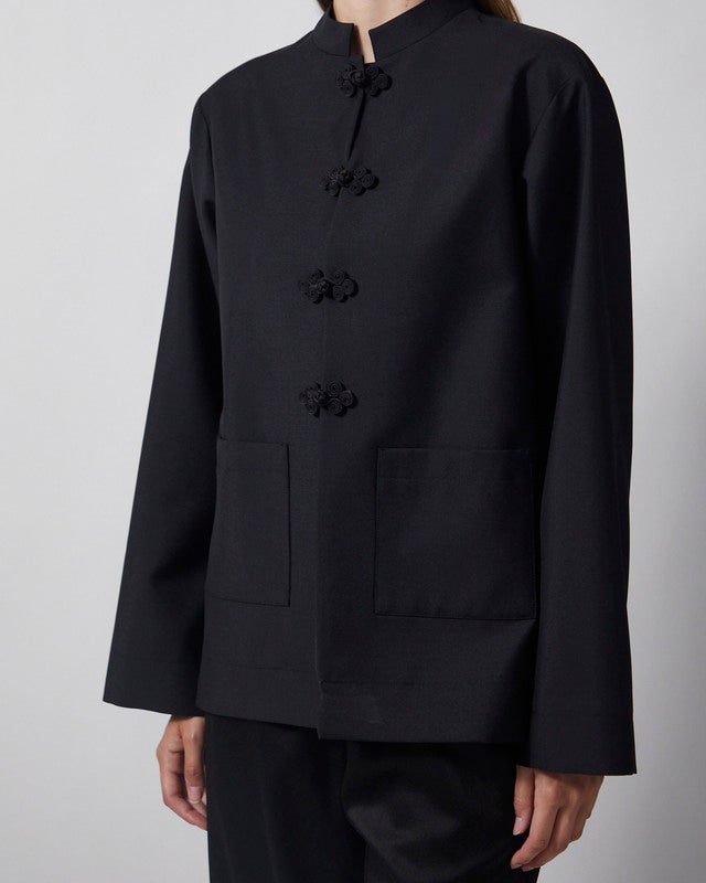 RÓHE Jacket Pankou Closure Black 34